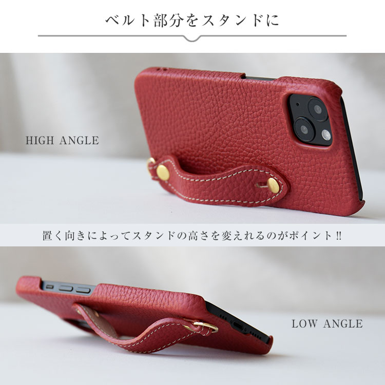 「iphone 15 対応」「CallaBella 本革 シュリンクレザー totte 3way ストラップ&スマホケース」 全機種対応 スマホケース  革貼り 肩掛け スマホショルダー 手ぶら ネックストラップ付き ベルト付き スマホカバー ケース iphone ケース 日本製 国内生産 カラベラ  ...