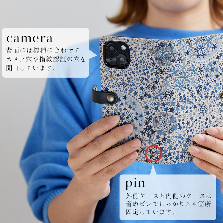 全機種対応 手帳型 かわいい 花柄 スマホケース【右開き・左利き対応】本革 【送料無料】最新機種iPhone Xperia Galaxy AQUOS レザーケース 布 生地リバティ