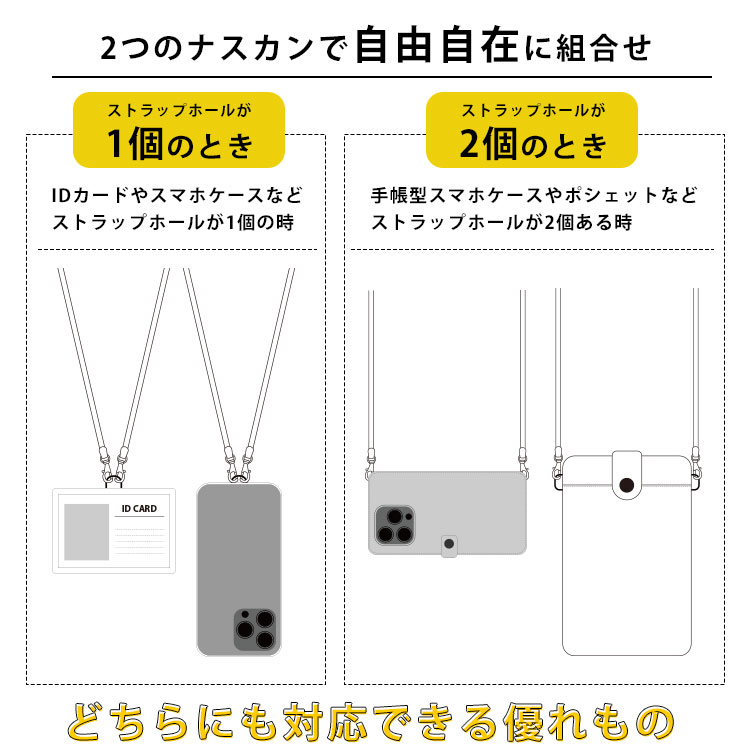 ショルダーストラップ ネックストラップ スマホストラップ 斜め掛け 肩掛け 首掛け